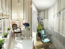 Чем оформить окно на балконе: шторами или жалюзи?: Фото 6