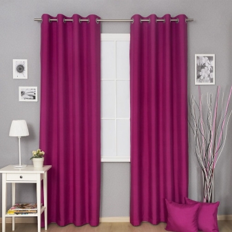 Шторы на люверсах в современном интерьере