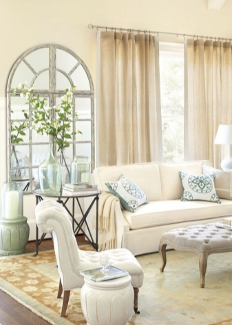 Красивые шторы для гостиной, ФОТО без ламбрекена, новинки