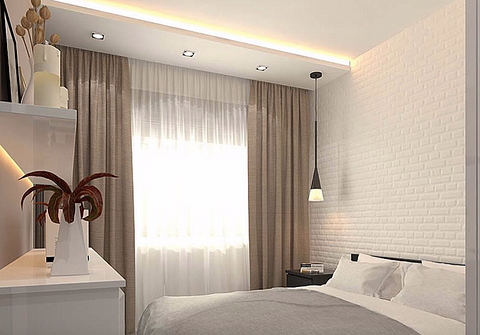 Потолочный карниз с многоуровневым потолком