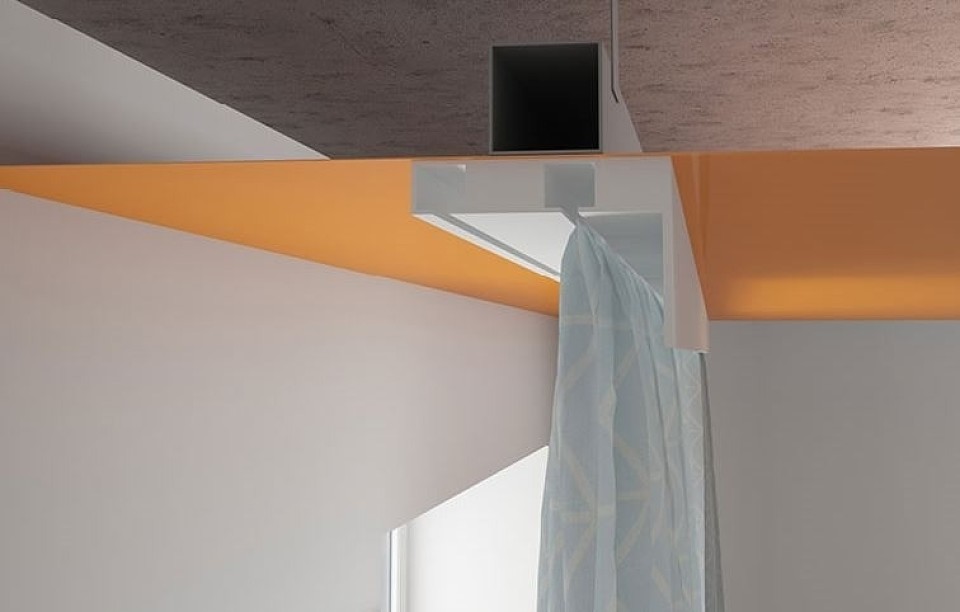Скрытый карниз в натяжном потолке: как сделать нишу для штор