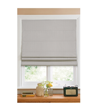 Римская штора Эскар тканевая (серый)