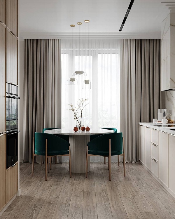 Шторы на кухню — лучшие идеи и новинки