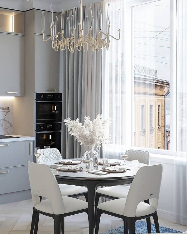 Шторы на кухню — лучшие идеи и новинки