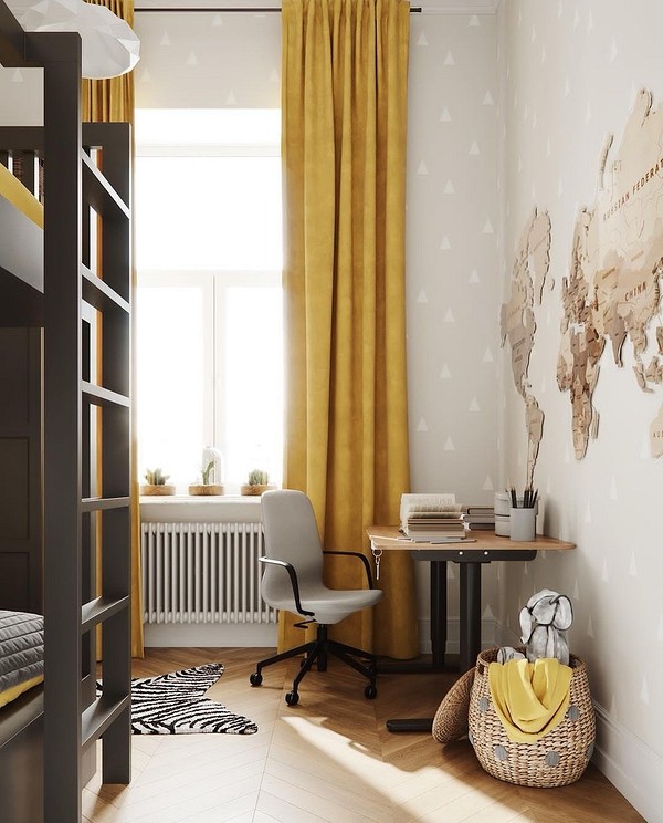 Желтые шторы - фото идеальных примеров необычных сочетаний и стильных идей применения