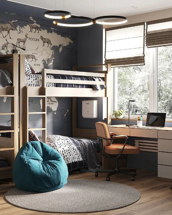 Короткие шторы для детской: виды, материалы