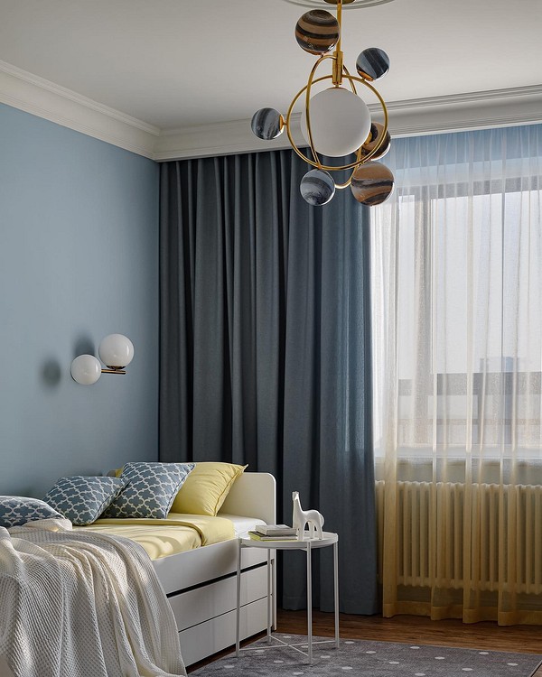 Короткие шторы для детской: виды, материалы