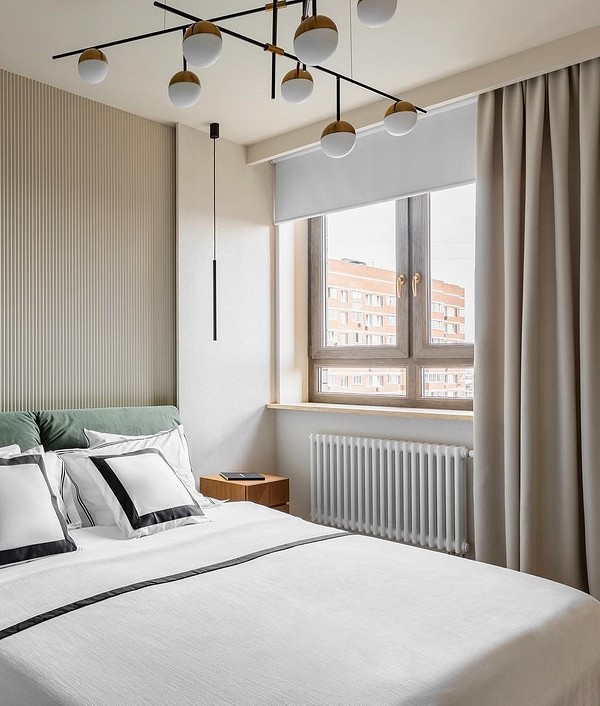 Какие выбрать шторы на два окна - виды и дизайн с фото примерами