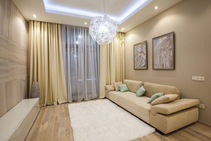 Тюлевые шторы в гостиной Тюлевые шторы в гостиной