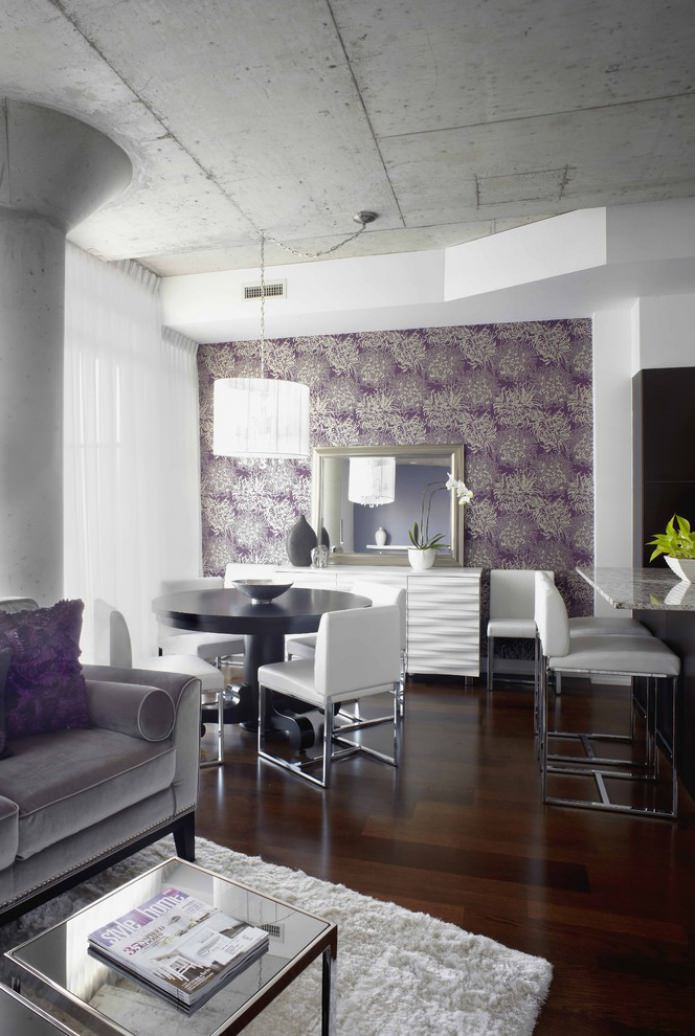 темно-фиолетовые обои