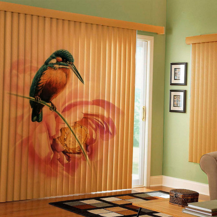 вертикальные ламели с фотопечатью вертикальные ламели с фотопечатью