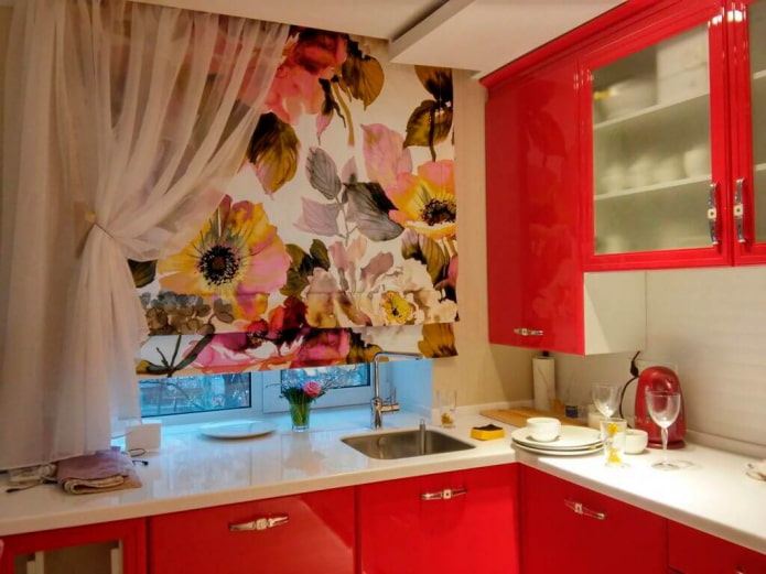 легкие шторы на кухню легкие шторы на кухню