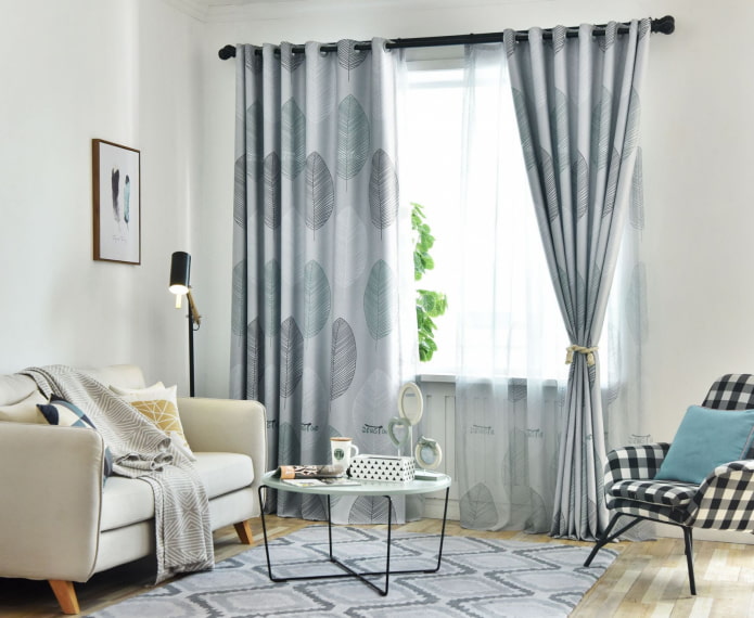 шторы в интерьере