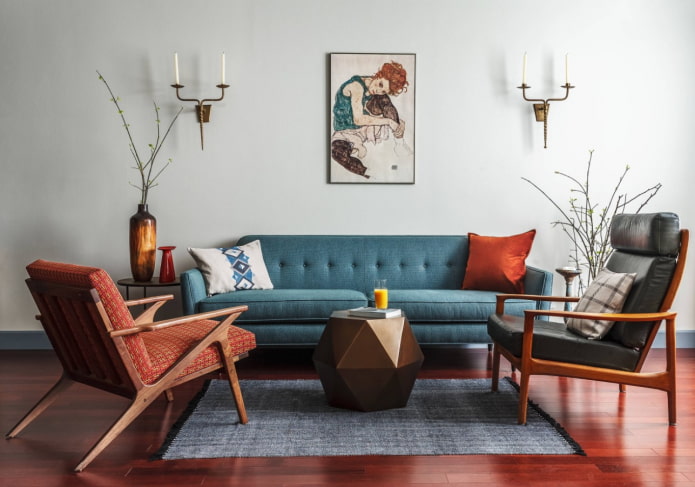 текстиль в стиле ретро