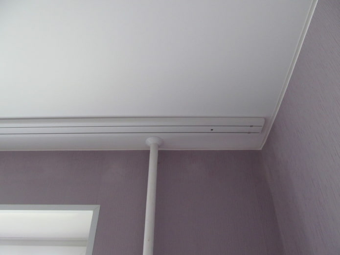 карниз на натяжном потолке карниз на натяжном потолке