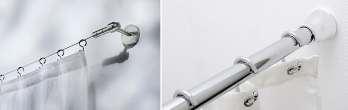 занавеска на крючках