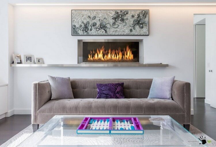 Камин в интерьере 2023: ТОП-25 модных дизайнерских идей (+ тренды)