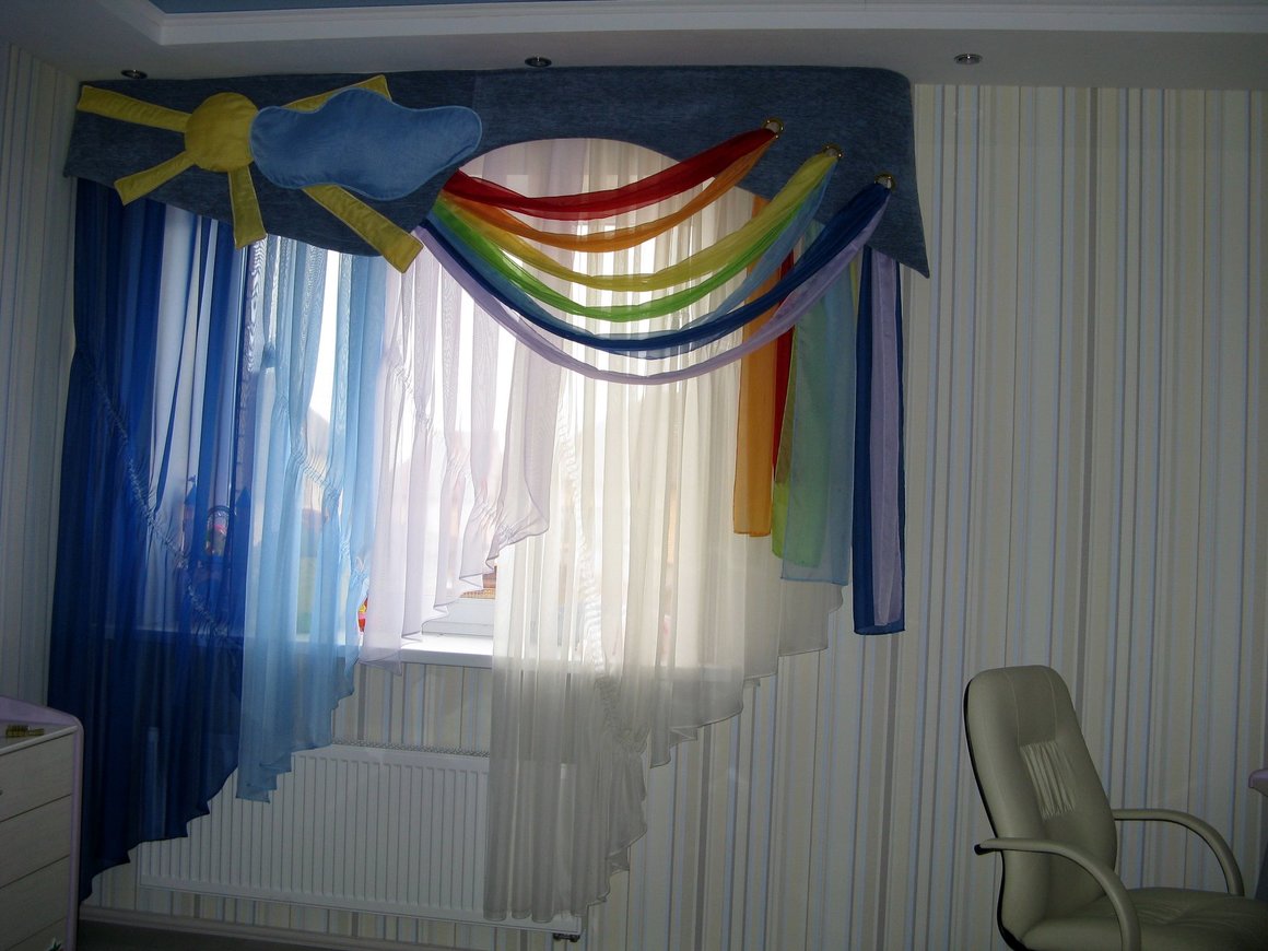 Ажурные ламбрекены своими руками