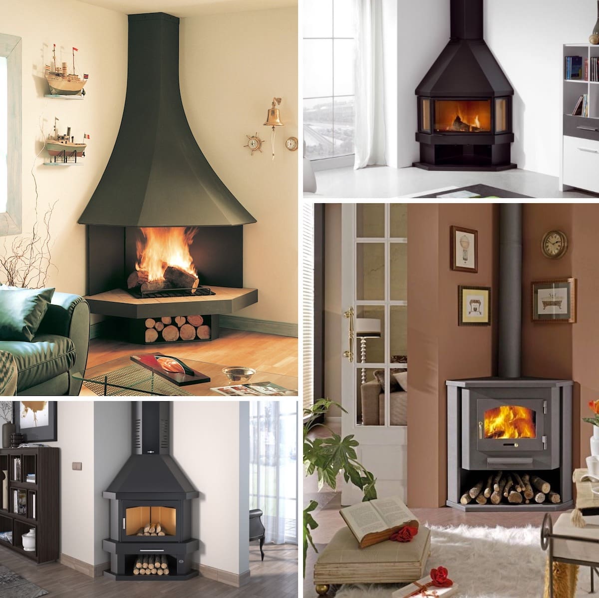 Если правильно подобрать место для камина, он прекрасно впишется в любой интерьер.