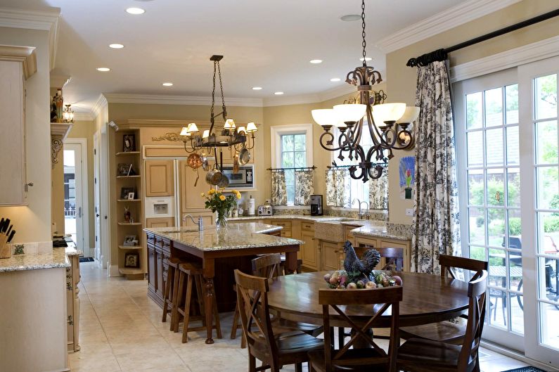 Шторы в стиле «кафе» - Прованс