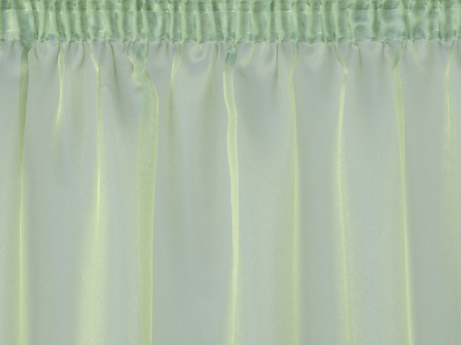 Комбинированные шторы из органзы: фото