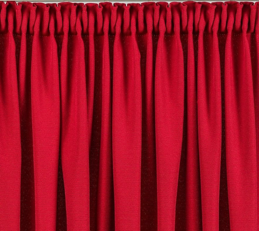 Широкая шторная лента для портьер