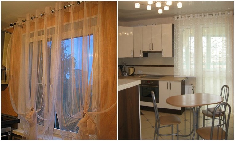 Шторы на кухню: фото самых стильных фасонов, модные цвета и узоры, советы по выбору