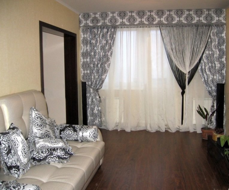 Нитяные шторы: виды, фото в интерьере, правила ухода