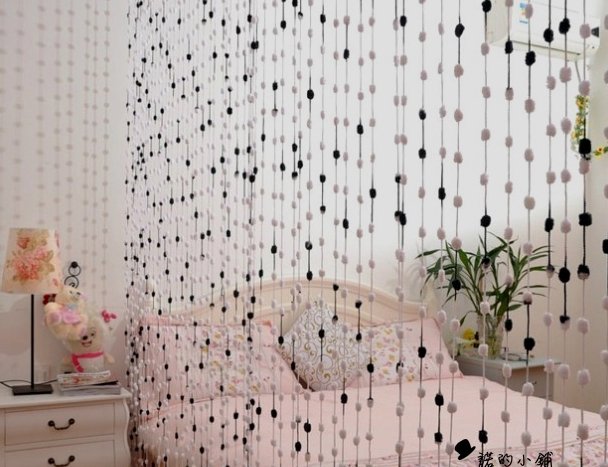 Нитяные шторы: виды, фото в интерьере, правила ухода