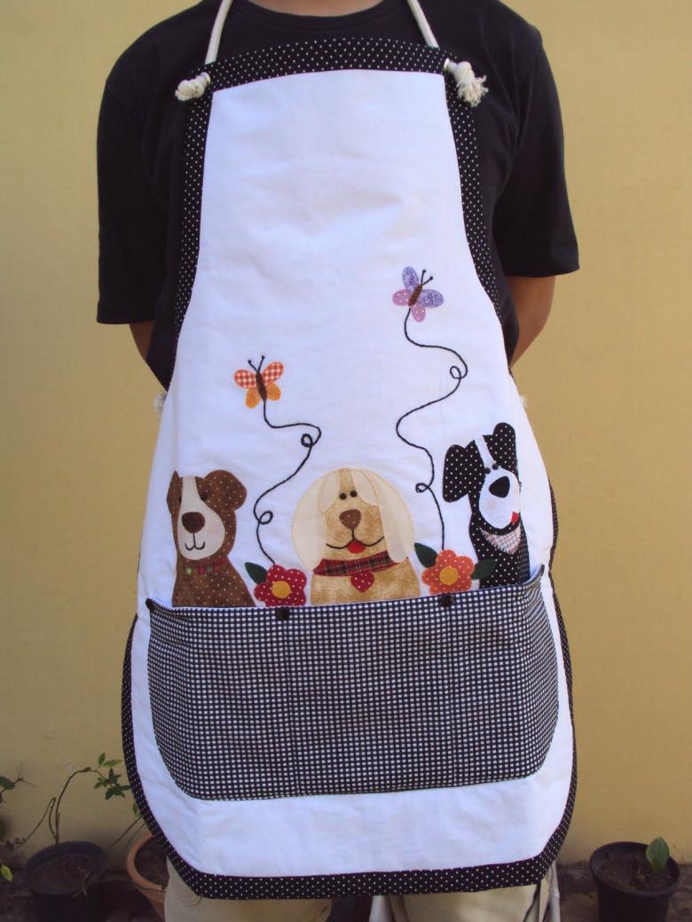 Выкройка красивого фартука для кухни для кухни своими руками