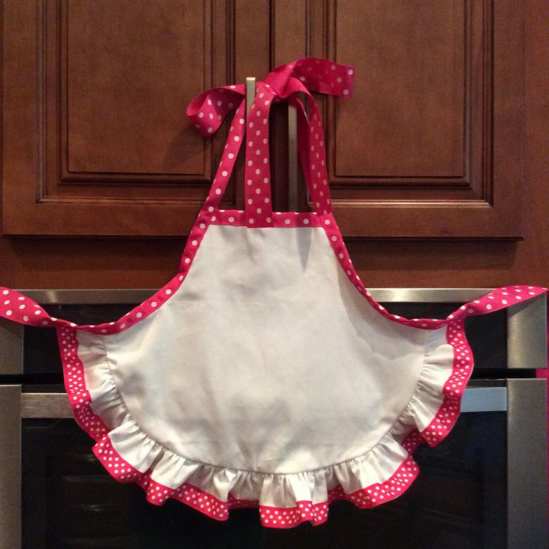 Выкройка красивого фартука для кухни для кухни своими руками