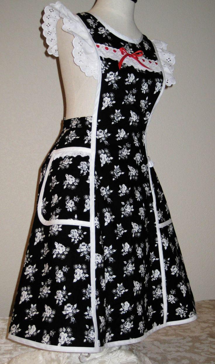 Выкройка красивого фартука для кухни для кухни своими руками