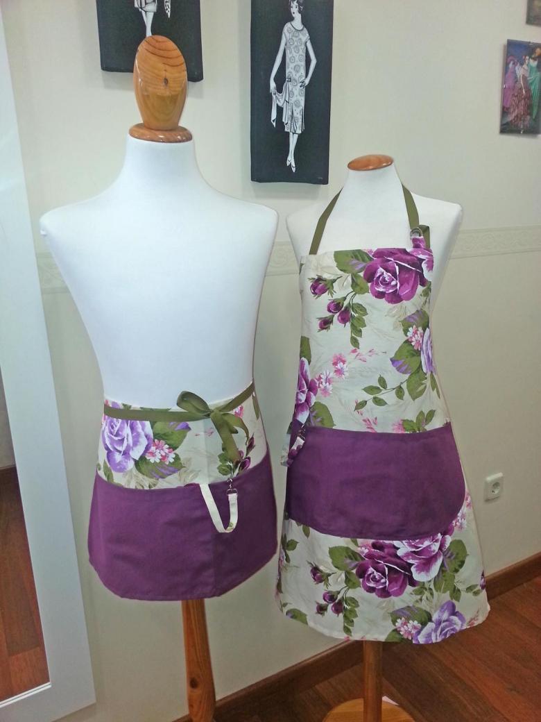 Выкройка красивого фартука для кухни для кухни своими руками