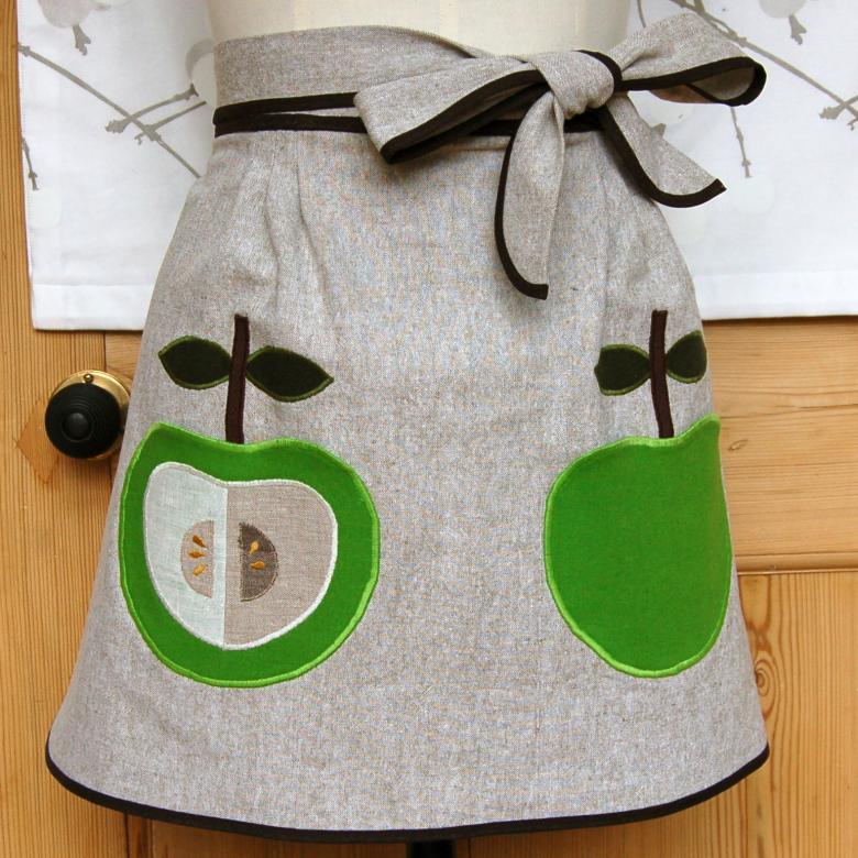 Выкройка красивого фартука для кухни для кухни своими руками