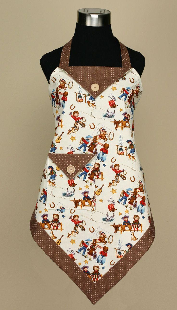 Выкройка красивого фартука для кухни для кухни своими руками