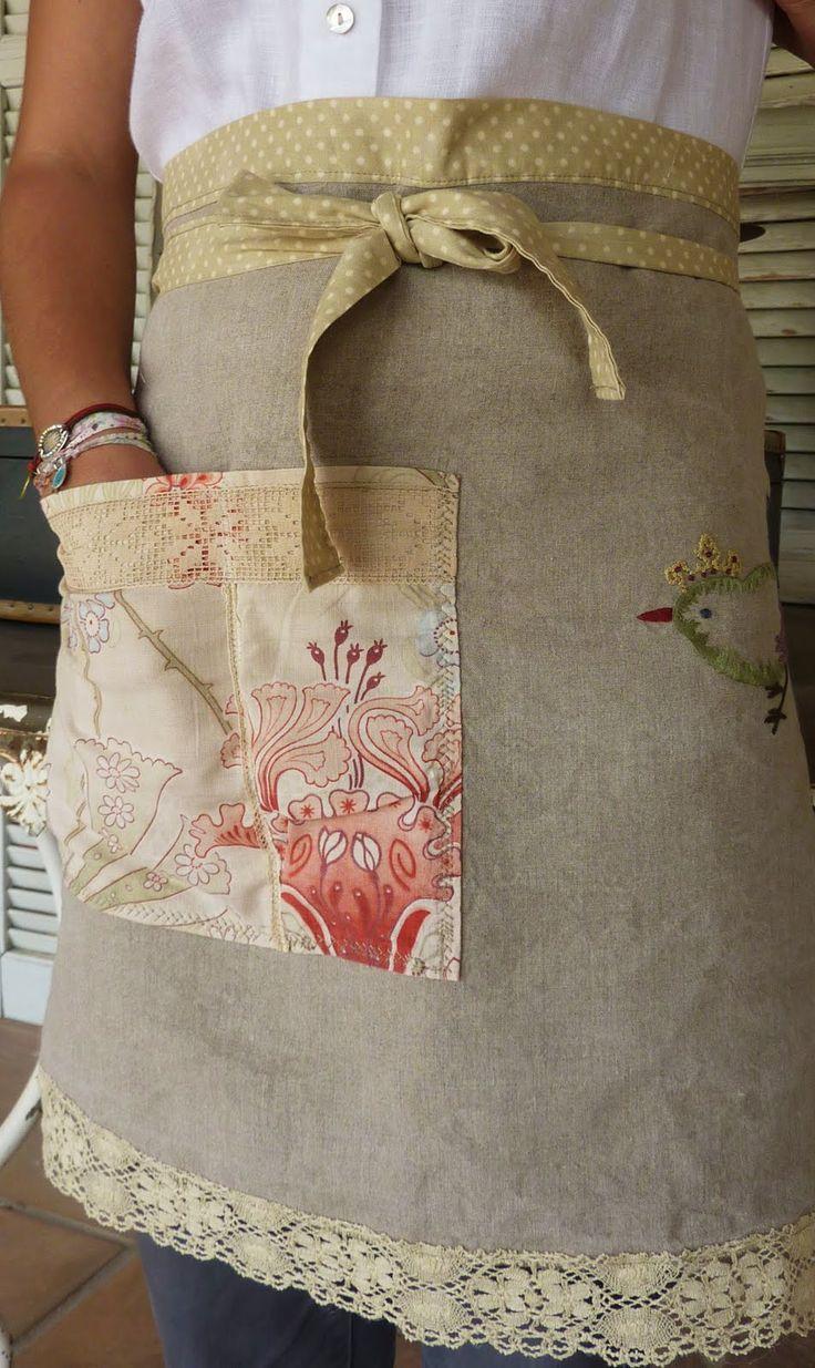 Выкройка красивого фартука для кухни для кухни своими руками