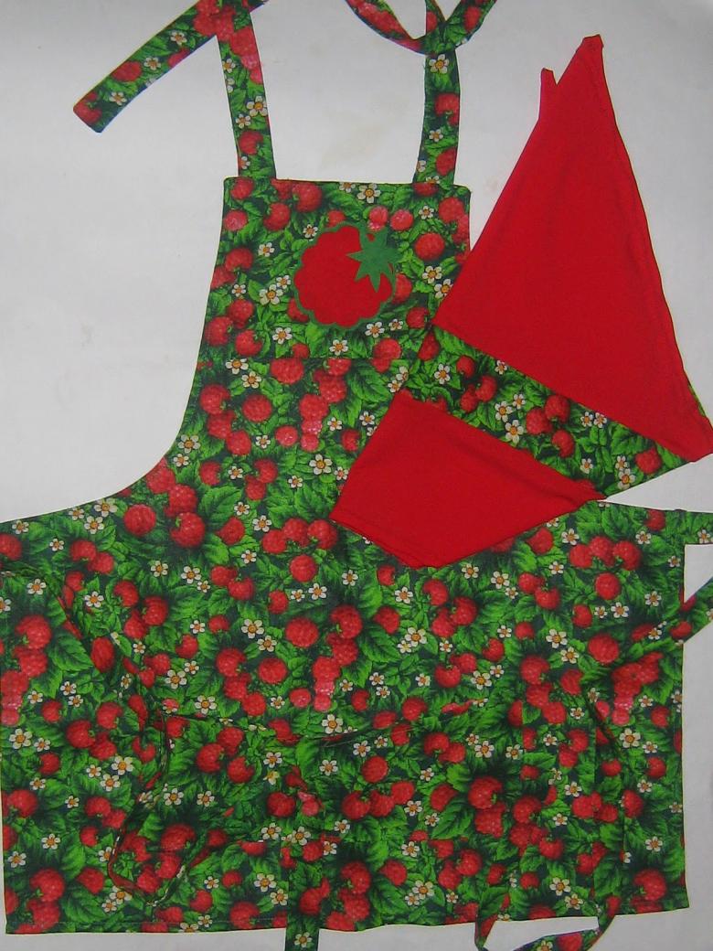 Выкройка красивого фартука для кухни для кухни своими руками