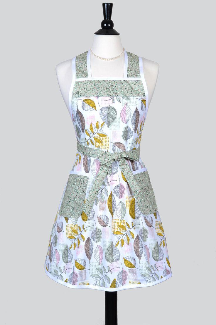 Выкройка красивого фартука для кухни для кухни своими руками