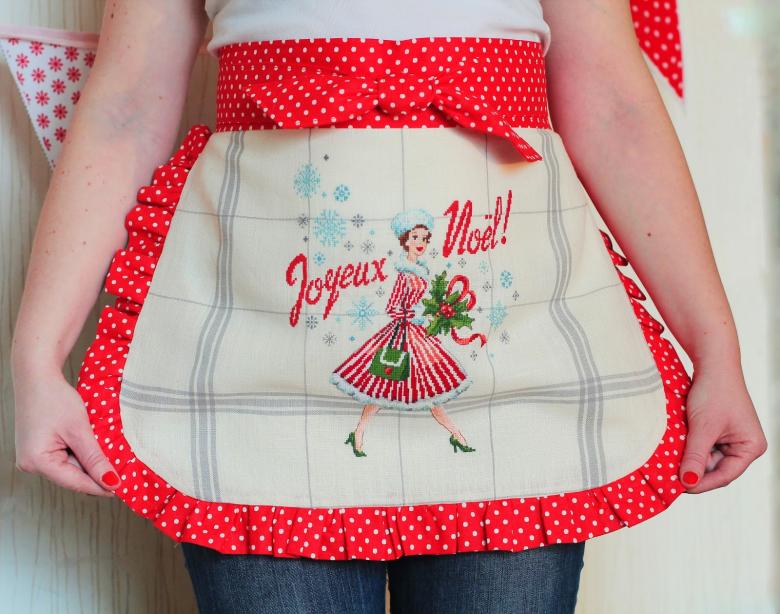 Выкройка красивого фартука для кухни для кухни своими руками