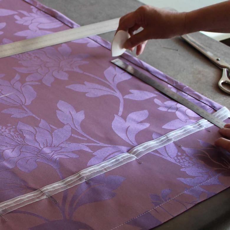 Французская штора своими руками