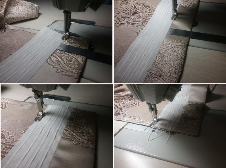 Французская штора своими руками