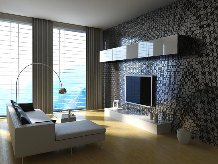 Шторы на потолочном карнизе в интерьере: виды, размер