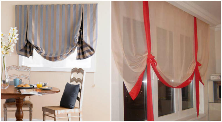 Шторы для маленькой кухни