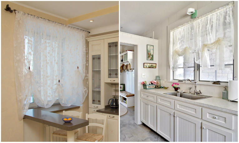 Шторы для маленькой кухни