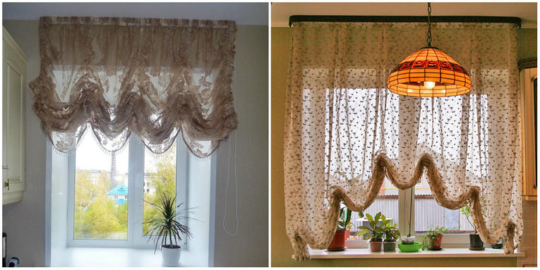Шторы для маленькой кухни