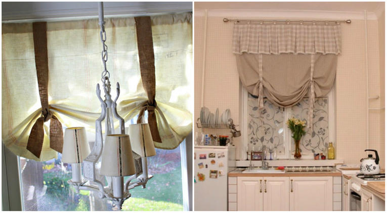 Шторы для маленькой кухни