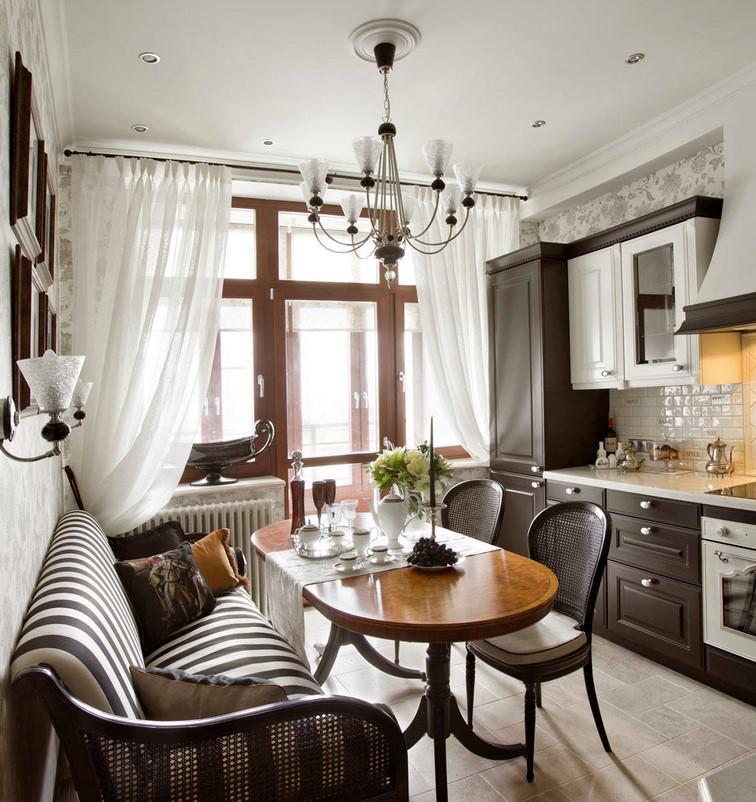 Шторы на кухню: фото самых стильных фасонов, модные цвета и узоры, советы по выбору