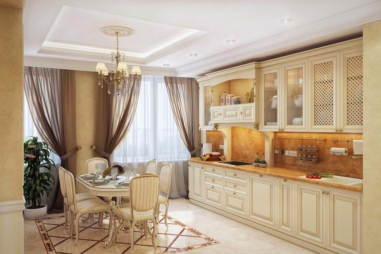 Шторы на кухню: фото самых стильных фасонов, модные цвета и узоры, советы по выбору