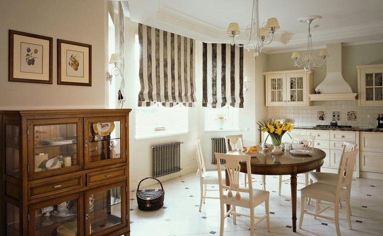 Шторы в полоску - примеры красивого дизайна и современного оформления