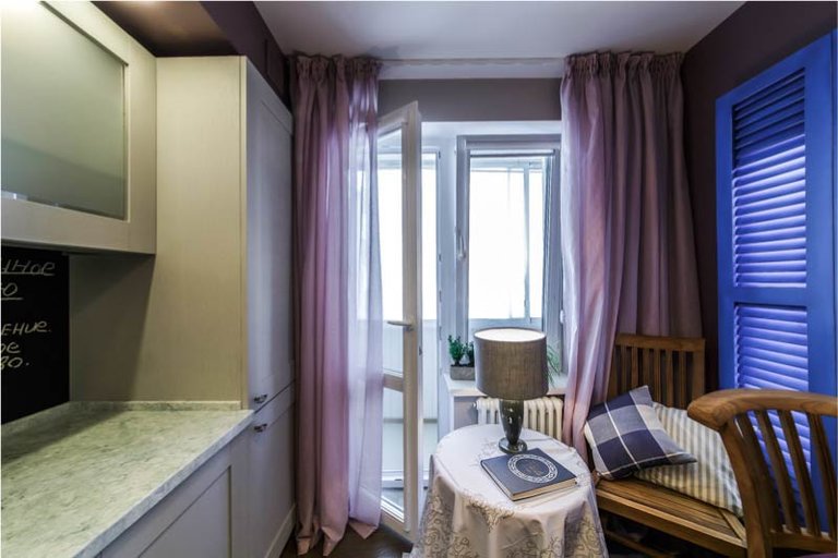 Шторы для маленькой кухни